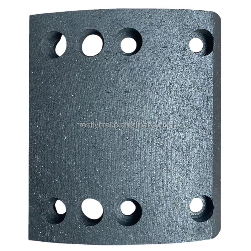 Asbestos Free Brake Linings for Chinese Trucks &Buses of All Series with Truck Brand HOWO/DONGFENG/SHACMAN/SITRAK Brake Linings